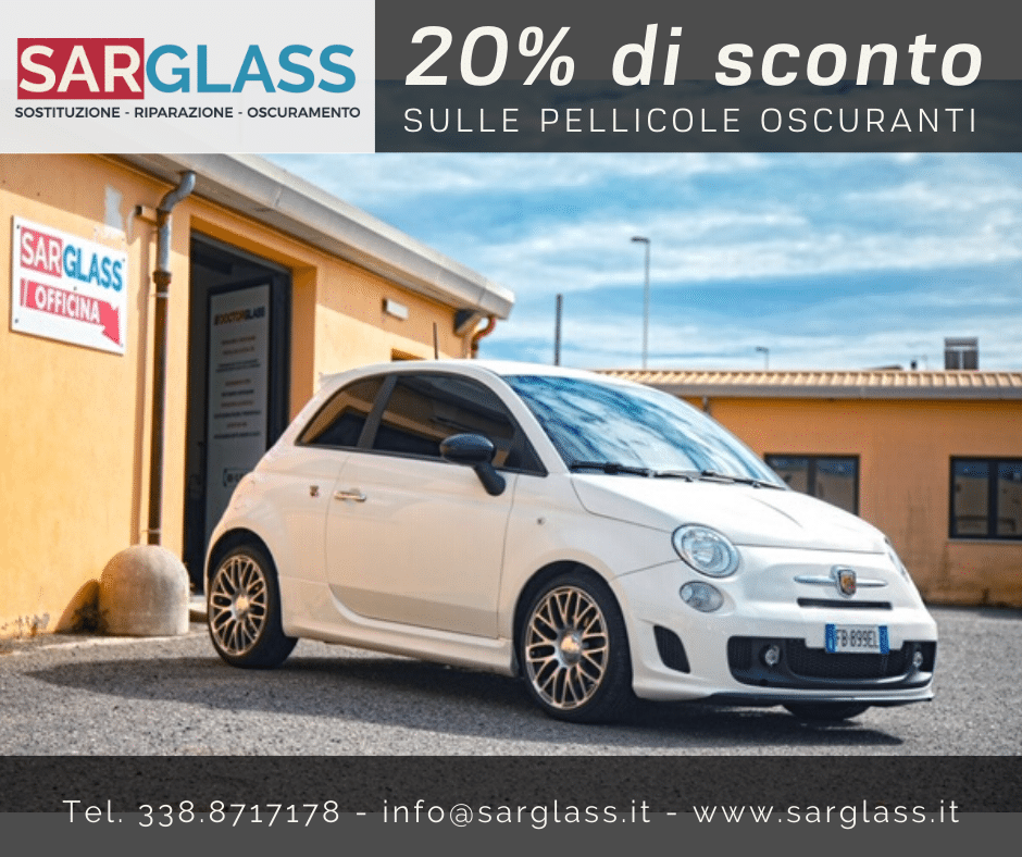 Offerta oscuramento vetri auto - SarGlass a Cagliari e Quartu